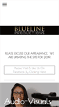 Mobile Screenshot of blue-line-productions.com